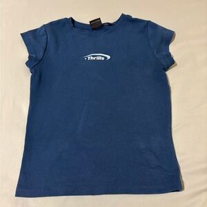 Thrills Deep Blue Mini Tee